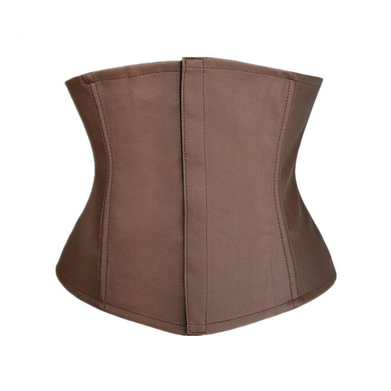 Brown Irresistible Lace Up Corset