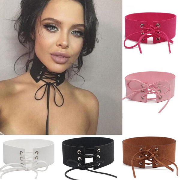 Rope Tie Alluring Choker