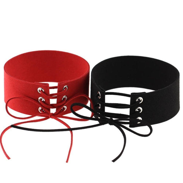 Rope Tie Alluring Choker
