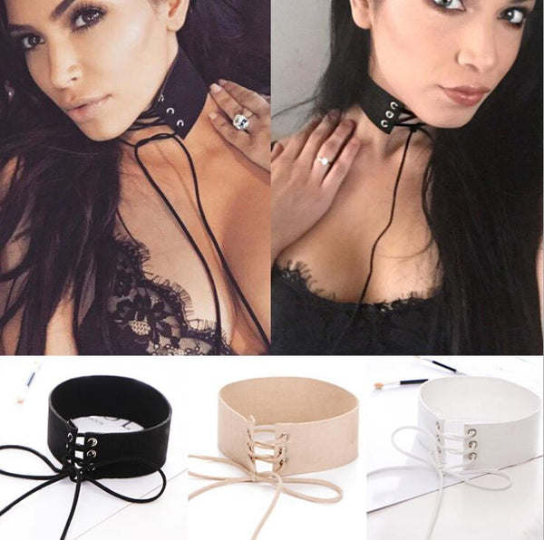Rope Tie Alluring Choker