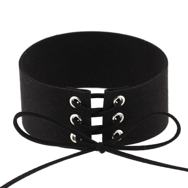 Rope Tie Alluring Choker