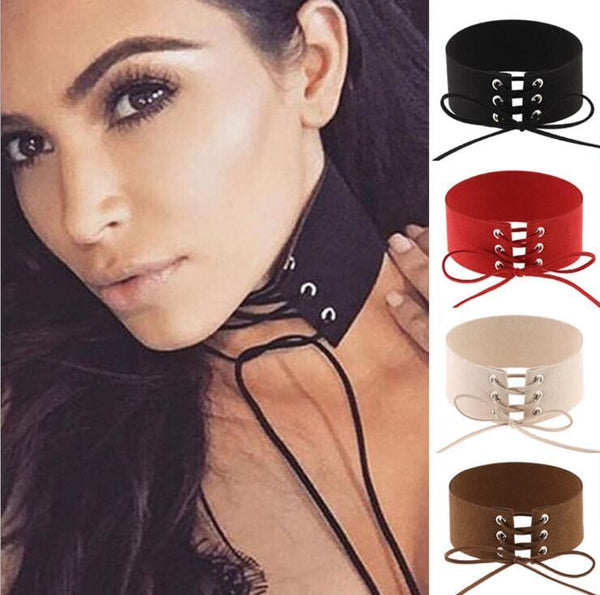 Rope Tie Alluring Choker